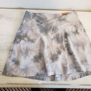 PINK Victoria's Secret Gray Tie-Dye Skirt